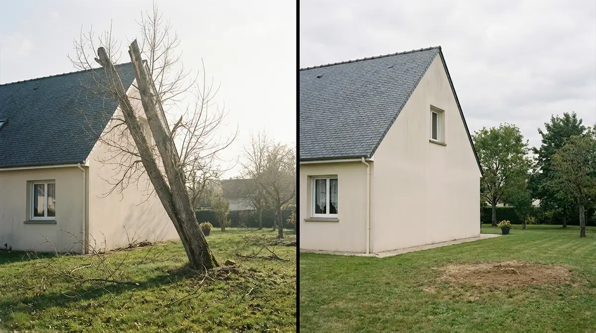 Abattage d'arbre · Territoire de Belfort